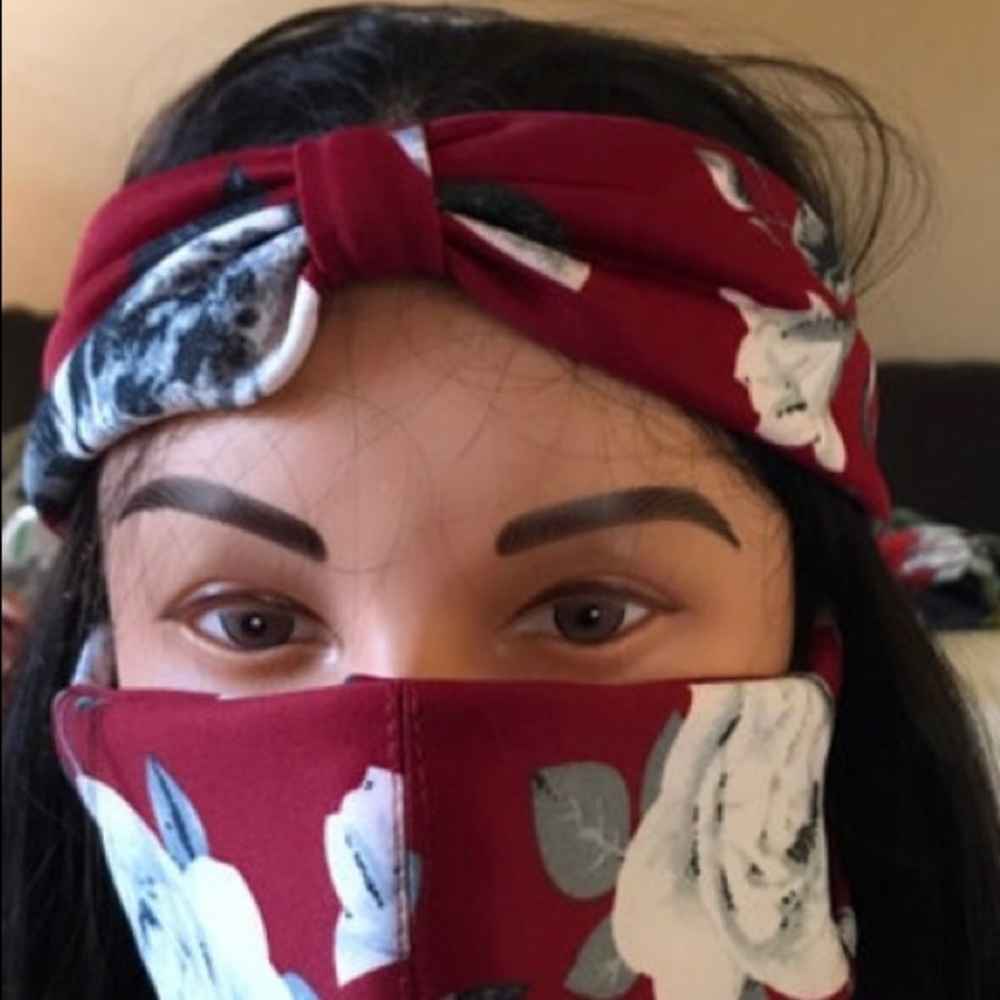 Face mask with headband